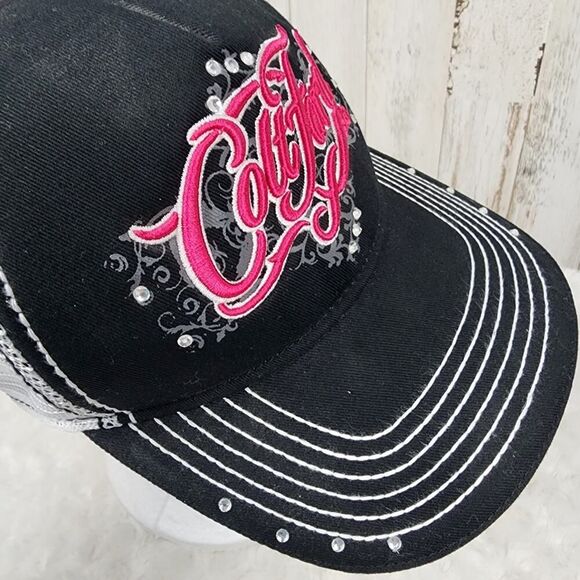 Colt Ford Snapback Cap Black Pink OSFA - Picture 3 of 9